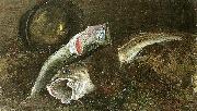 wilhelm von gegerfelt nature morte med fisk oil on canvas